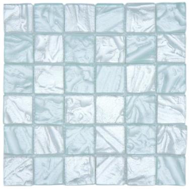 Imagem de Pastilha de Vidro Junsui 30 x 30cm Verde/Branco