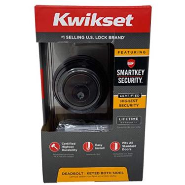 Imagem de Kwikset Fechadura de cilindro duplo 985 11P SMT CP K4 V1 Signature Bronze com SmartKey - Quantidade 1