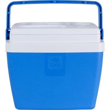 Imagem de Caixa Térmica, 12 Litros, com Alça e Suporte, Azul, Bel