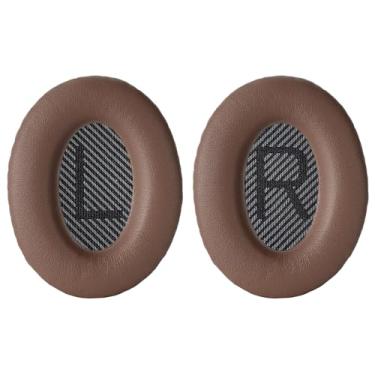 Imagem de Aurivor Almofadas auriculares de substituição para fones de ouvido Bose QuietComfort QC 35 35ii 25 15 2, capas para fones de ouvido QC35 QC35-ii QC25 QC15 QC2 SoundLink SoundTrue Around-Ear II AE2