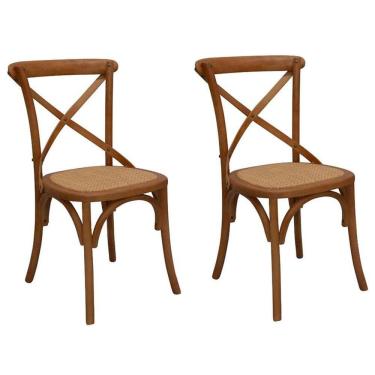 Imagem de Conjunto com 2 Cadeiras Katrina Marrom