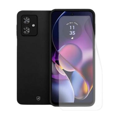 Imagem de Kit Capa Silicon Veloz e Película Hydrogel HD para Motorola Moto G54 - Gshield