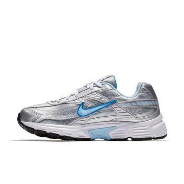 Imagem de Nike Tênis de corrida masculino Initiator, Branco prata/cereja azul, 36