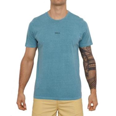 Imagem de Camiseta Rvca Small Rvca Pigment Dye Masculina Verde