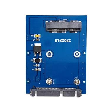 Imagem de Adaptador de disco rígido PCBA de 22 pinos SATA SSD para SSD SATA 3.0 de 2,5" e Mini PCI-E mSATA da CableCC