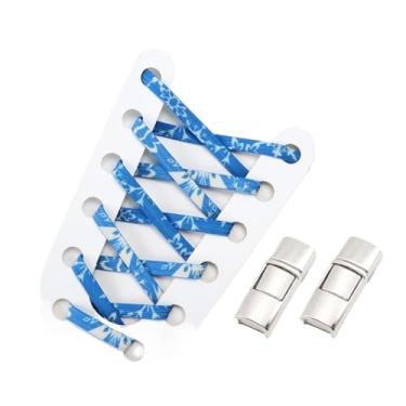 Imagem de Elastic Shoelaces Sneakers Fashion Mix And Match Colors Quick Shoelaces Suitable For All Shoes(Snowflake)