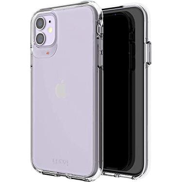 Imagem de GEAR4 Capa Crystal Palace Fred compatível com iPhone 12 Pro Max 6.7, proteção avançada contra impactos com tecnologia D3O integrada, antiamarelamento, capa para celular – Transparente