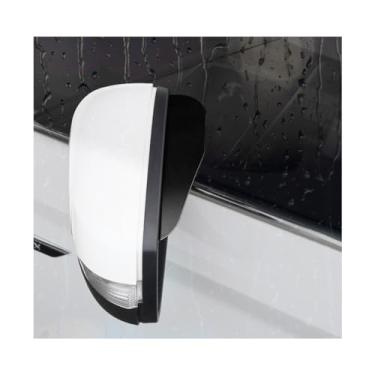 Imagem de Ohleats 2 peças de protetores de chuva de espelho lateral, sobrancelha de viseira de chuva espelhada, protetores de viseira à prova d'água para espelhos laterais de carro, protetor de viseira de chuva