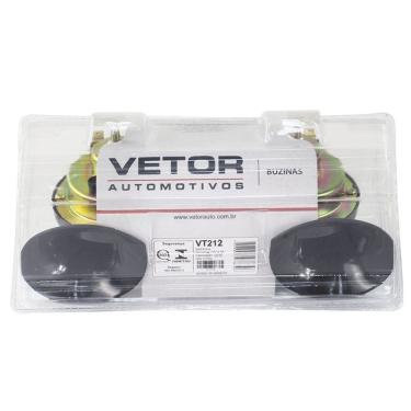 Imagem de Buzina Caracol 1 Terminal Dupla 12v Vetor VT212