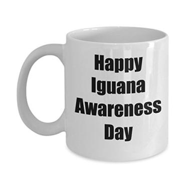 Imagem de Happy Iguana Awareness Day - Suprimentos Acessórios Caneca de Café Presente Cuidados