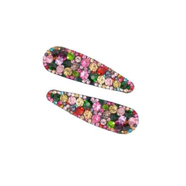 Imagem de Kit 2 Peças Presilha Tic Tac Fashion Blogueira Ingrid (Colorida)