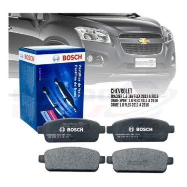 Imagem de Jg Pastilha Freio Gm Cruze Tracker Lt Ltz - Traseira Bosch