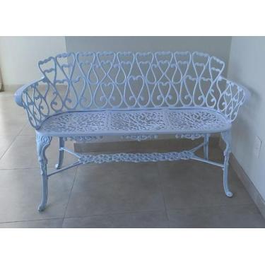 Imagem de Banco de Jardim Viena 3 Lugares em Alumínio Fundido Unifer Móveis