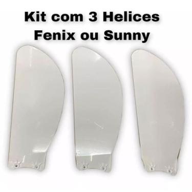 Imagem de Kit C/ 3 Hélices Pá Ventilador Ventisol Fênix / Sunny Origin