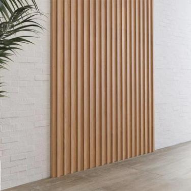 Imagem de Painel Decorativo Ripado MDF em Barra 134x250cm (3,35m²) PA75 Pradel M