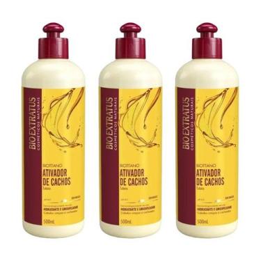 Imagem de KIT 3 Biottano Umidificador Ativador de Cachos tutano 500ML Bio Extrat