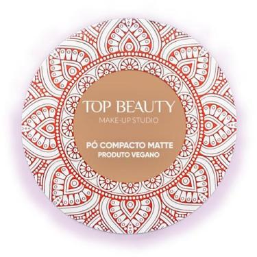 Imagem de Pó Compacto Matte Top Beauty 10g 04 Bege Escuro