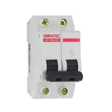 Imagem de Disjuntor Mini DIN | Bifásico 70A Curva C | Ruptura 4,5Ka