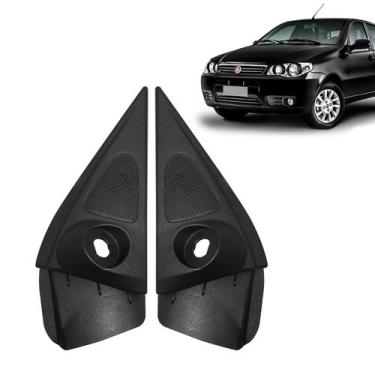 Imagem de Par Acabamento Interno Retrovisor Fiat Palio 2005 a 2015 4P - Engekar