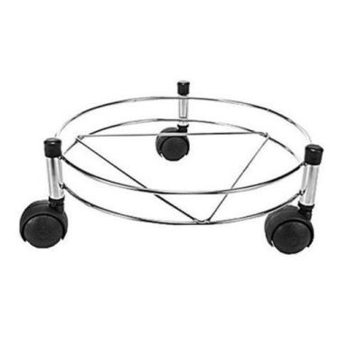 Imagem de Suporte Para Botijão De Gás E Vaso De Planta Em Aço Inox - Bellar