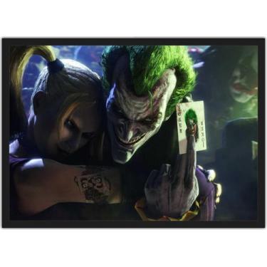 Imagem de Quadro Decorativo Arlequina Joker Geek Decorações Com Moldura G03 - Vi