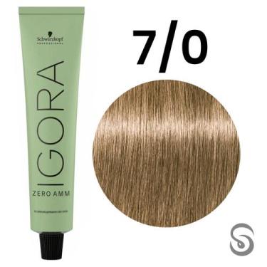 Imagem de Igora Zero Amm 7/0 Louro Médio 60 ml - Schwarzkopf, UNICA