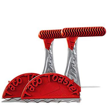Imagem de TACO TOASTER O Original | 2 Fabricantes de Cascas de Taco Saudáveis | Cascas de Tacos Crocantes e Saudáveis Direto Da Sua Torradeira