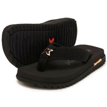 Imagem de Chinelo Infantil Kenner Kivah Kids TKS - Preto, 31/32