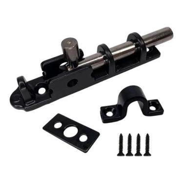 Imagem de Ferrolho Trinco Fecho Tranca Portas Janelas 6cm Várias Cores - UNIÃO M