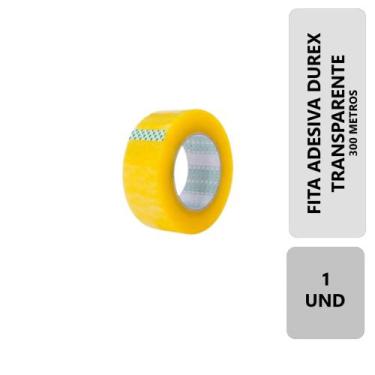 Imagem de Fita Adesiva Larga Durex Embalar Caixa 4,3x300m Transparente - Adisni