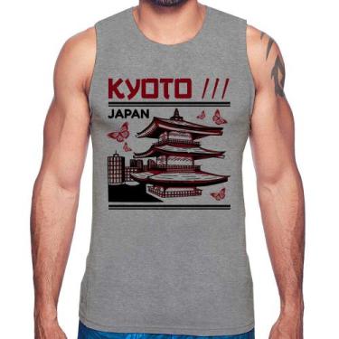 Imagem de Regata Kyoto Japan - Foca na Moda, Cinza, P