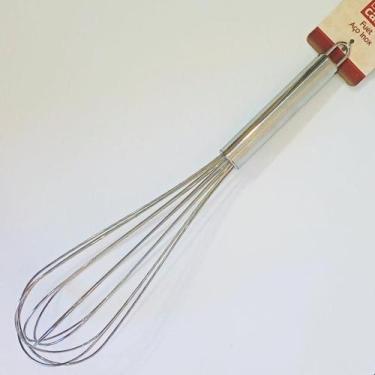 Imagem de Fuet Batedor de Ovo em Inox 30cm Utensílios de Cozinha - Bene Casa