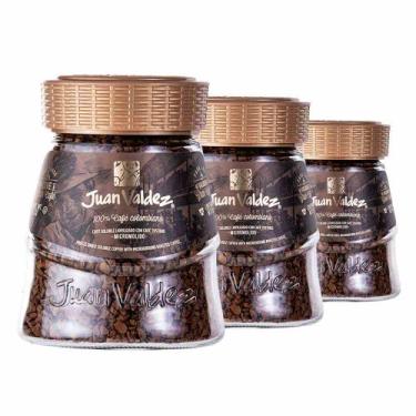 Imagem de Café Solúvel Colombiano Juan Valdez Clássico 3 potes de 95g