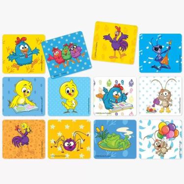 Imagem de Jogo da memoria galinha pintadinha peças grandes educativo - TOYSTER