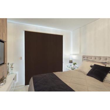 Imagem de Persiana Rolo ( 2,50Larg. x 2,50Alt.) Blackout Preto - Vogaflex