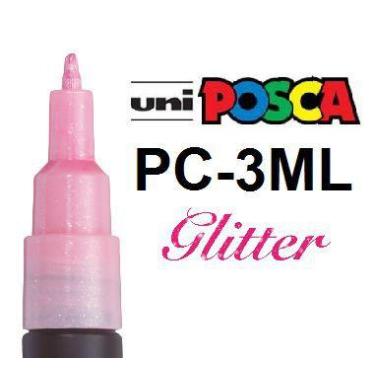 Imagem de Caneta Posca PC-3ML Glitter Uni Posca, 13 - Rosa
