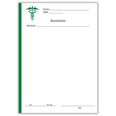 Imagem de Receituário Médico - 20 Blocos (1000 folhas) - Impressões Papaléguas, 