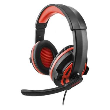 Imagem de Headset Nyko NS-2600 - Preto/Vermelho