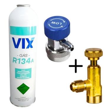 Imagem de Kit automotivo engate rapido baixa e gas r134a - AZUQ