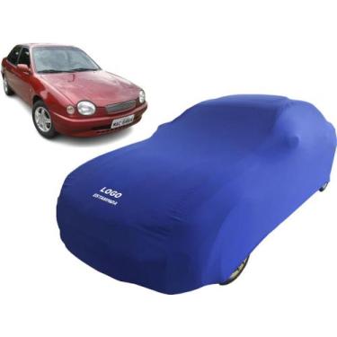 Imagem de Capa Tecido Carro Sedan Corolla Gli Proteção Contra Risco - Mz, Azul