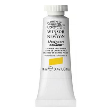 Imagem de Tinta Guache Winsor Newton 14ml S4 118 Cadmium Yellow Pale - Winsor & 
