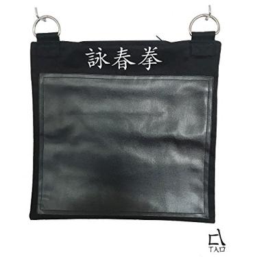 Imagem de Tao Wing Chun Bolsa de parede Strike Target 1 seção Kung fu JKD lona couro PU (não preenchido)