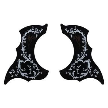 Imagem de SM SunniMix Esquerda Destro 40/41" Folk Guitar Pickguard Scratch Plate Preto