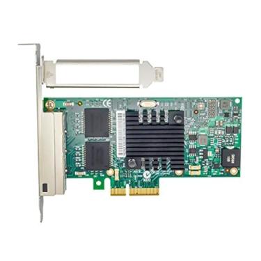 Imagem de Jeirdus com Chipset Intel I350AM2 I350-T4 PCI-E X4 Quad RJ-45 Adaptador de Placa de Rede Ethernet Controlador NIC 10/100/1000Mbps