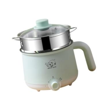 Imagem de Gralara Mini panela multifuncional, mini panela de viagem, panela portátil para cozinhar macarrão, para bolinhos, mingaus, sopas, Vaporizador de aço