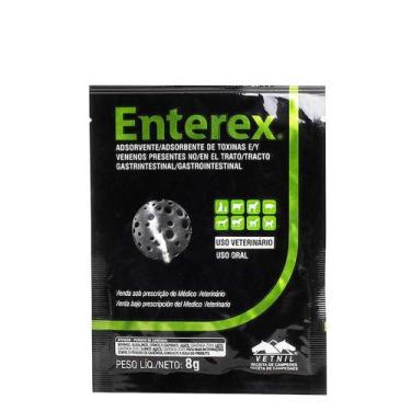 Imagem de Absorvente Toxinas e Venenos Enterex Vetnil Cães e Gatos 8g