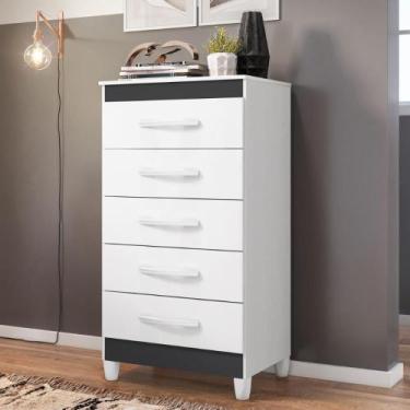 Imagem de Gaveteiro 5 Gavetas Fenix Titanium - Mais de Casa