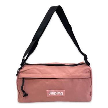 Imagem de Bolsa Transversal Unissex casual ou para academia - Jiliping, Rose