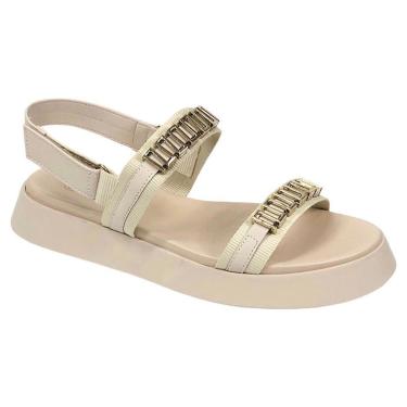 Imagem de Sandália Bebecê Papete Maxi T2247-683 Aveia-Feminino