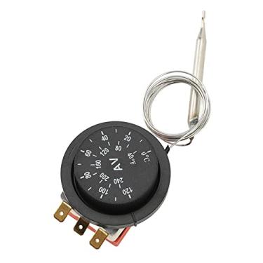 Imagem de Termostato de Ventilador Elétrico Termostato Controlador de Temperatura Radador de Caminhão Automotivo Resfriamento